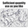 SLEEKEE 40 Transparent Suction Cup Hooks with 4 cm Diameter