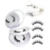 LZM Magnetic Eyelashes Natural Look No Glue Magnetic False Eyelashes