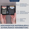 VON HEESEN® Men's Leather Wallet with Coin Compartment and RFID