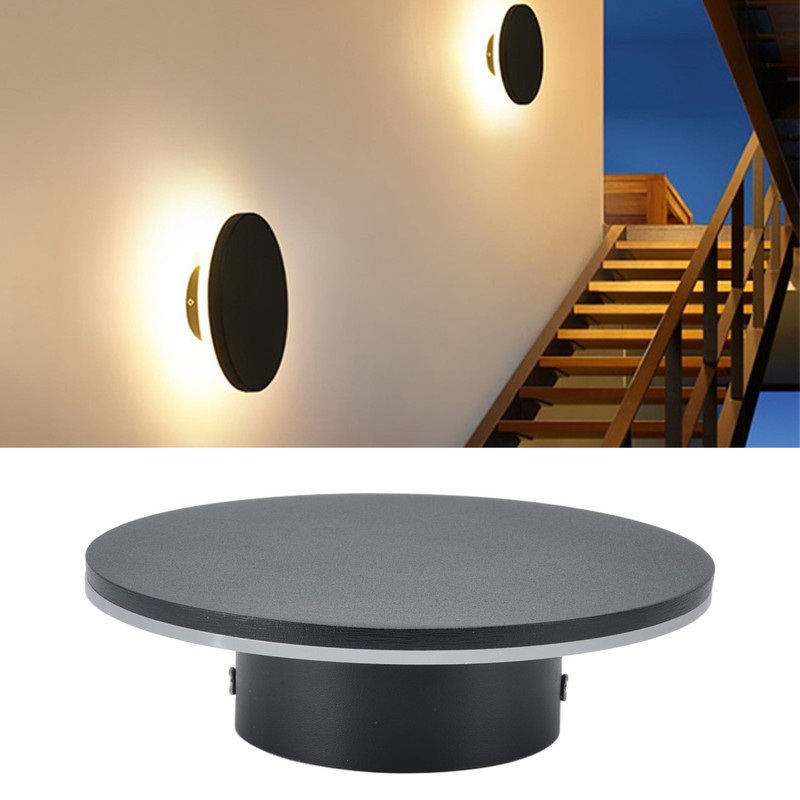 LED Wall Light Round Solar Eclipses Modern Simple Design 360