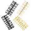 TEHAUX 12 Sets DIY Clock Number of Roman Arabic Numbers
