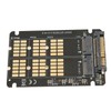 M.2 NVME SATA to U.2 Adapter Card NVME SATA Dual