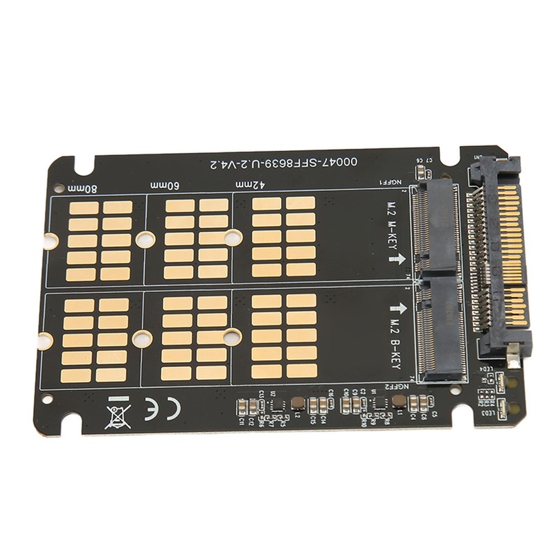 M.2 NVME SATA to U.2 Adapter Card NVME SATA Dual