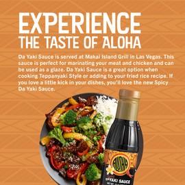Aloha Shoyu - Spicy Da Yaki Sauce - Sweet Heat for Marinade or Glaze - Made In Hawaii - 30 oz. Bottle