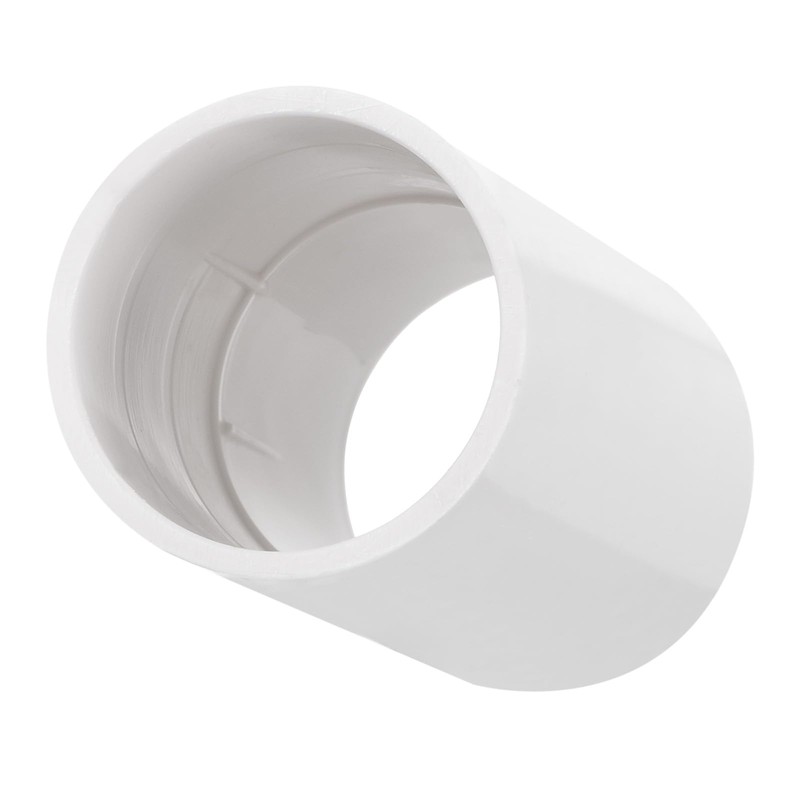 QUARKZMAN PVC Pipe Connector Straight Coupling 25 mm White for