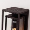 mirrea 14" Classic Outdoor Wall Sconce 1 Light in Rectangular