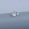 Cute Rabbit Carrot Open Stacking Ring for Women Teen Girls