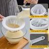 Strainer Filter, Nylon Sieve with Handle, 100/200/400 Mesh Ultra Fine