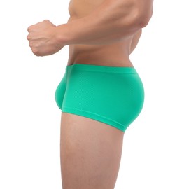 IKINGSKY - Calzoncillos tipo calzones para hombre, sexy, para debajo de las bragas, transpirables, para hombre, Paquete de 4, XX-Large