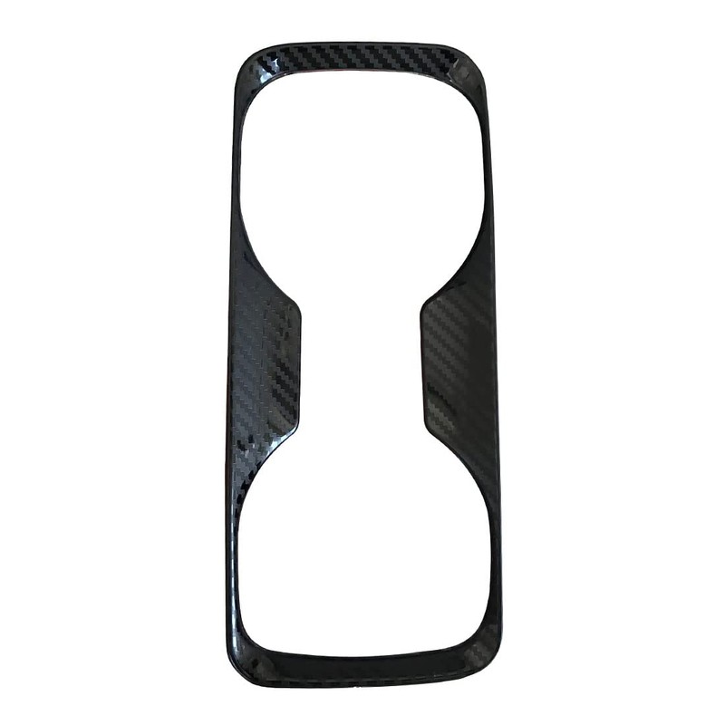 ruihe Carbon Fiber Pattern Car Gear Shift Knob Console Panel
