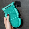 Guante exfoliante de silicona, exfoliante corporal higiénico con ganchos de