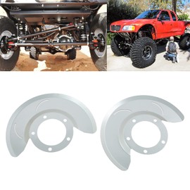 Keenso Protector de Polvo de Freno Delantero, 1 Par de Protector de Polvo de Freno de Disco Delantero 7679BDS de Repuesto para Bronco F150 4X4 Dana 44 1976-1979 Discos De Freno Y Accesorios