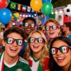 Kit De Gafas De Aficionado Al Fútbol Y Mundial 2026