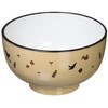 "The Bear's School" Harmony Lacquer Soup Bowl Diameter 3.9 inches