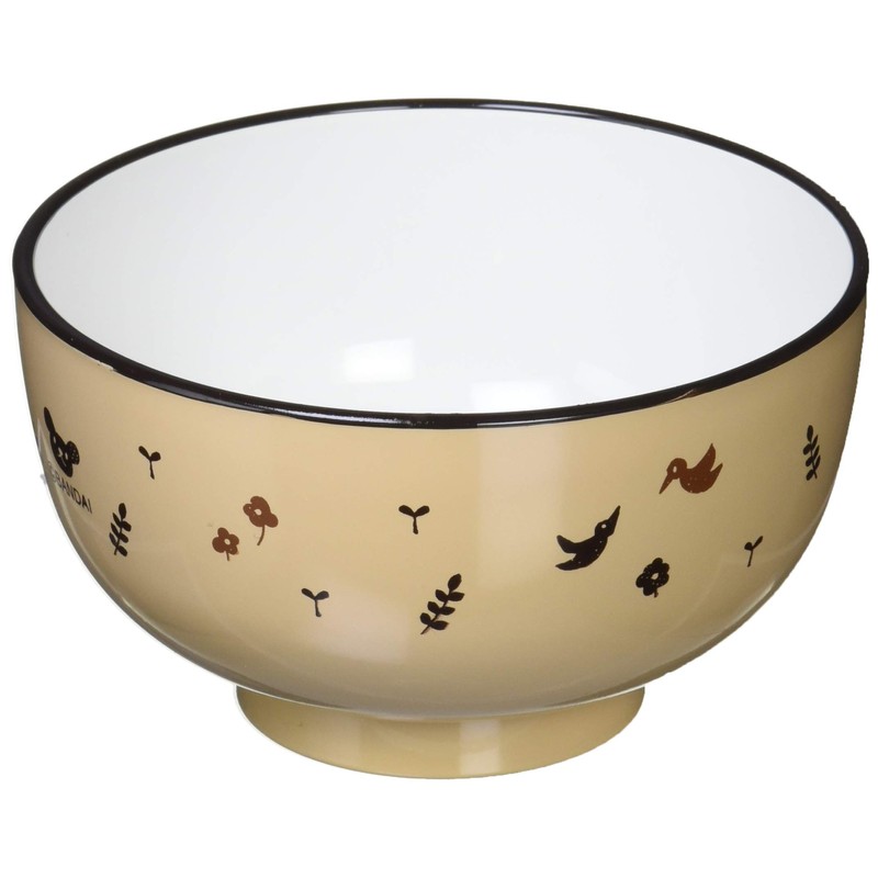 "The Bear's School" Harmony Lacquer Soup Bowl Diameter 3.9 inches
