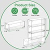 3 Pack Drink Packet Organizer, Acrylic Drink Mix Holder with