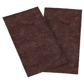 haggiy 2 x Felt Cut - Craft Felt without Glue - 3.0 mm Thick, Brown, DIN A4 (210 x 297 mm)