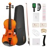 PHOENIX Violin 4/4 Full Size Fiddle Set, Acoustic Violins Bundle
