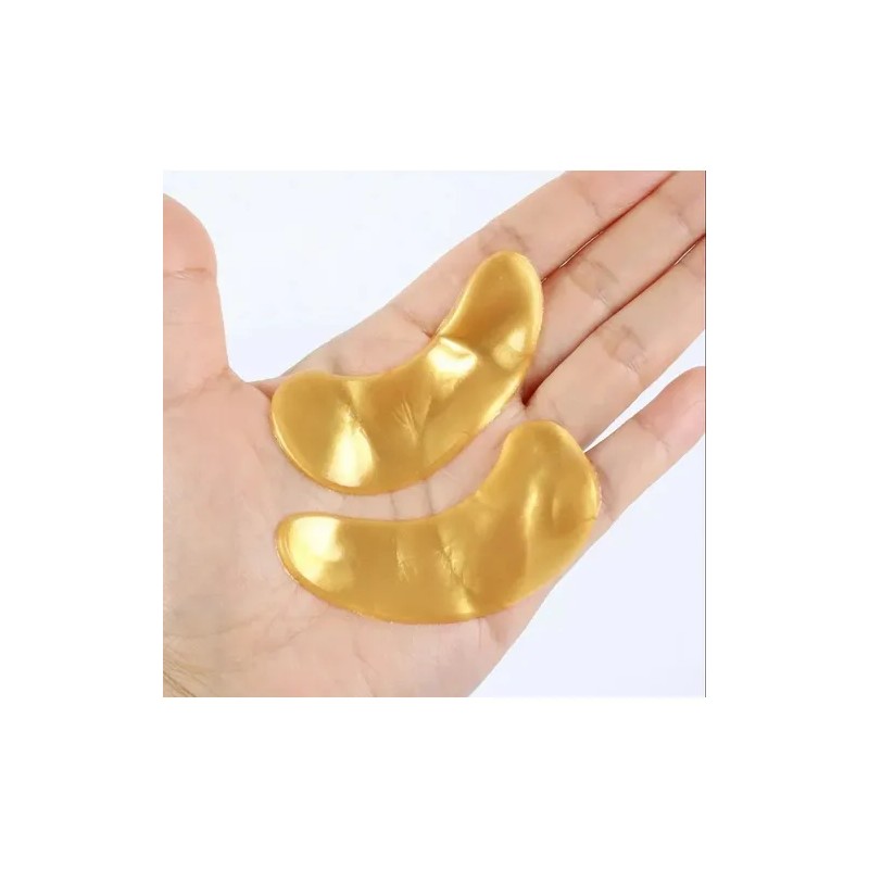 Parches Para Ojos Ojeras Colgeno Oro Arrugas 25 Pares Mixta