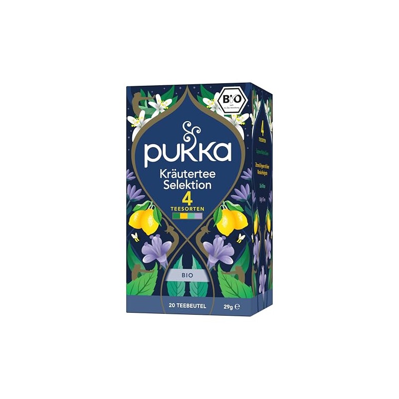 Pukka Tea Organic Herbal Tea Selection Pack of 3 60