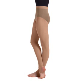 So Danca - Adult Stirrup Tights for Women, Lightweight, Durable, Dance Tights, 85% Nylon / 15% Spandex - TS78 (US, Alpha, XX-Large, Regular, Regular, Light Suntan)