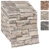 Yutianli 20PSC 3D Wall Panels Peel and Stick Faux Brick
