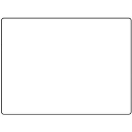 Globe Scale Label for GSP30A,Label Printing Scale for Food Service Equipments,4631 Blank 12 Rolls Per Case,800 Labels Per Roll