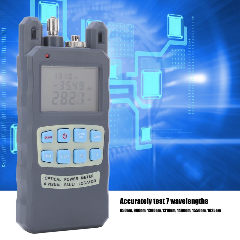 Optical Fiber Power Meter Portable Cable Tester SC FC ST