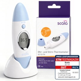 Scala SC 53 Termometro A Infrarossi Per Orecchio E Fronte, 3 in 1, TOP Speed