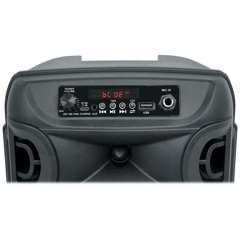 Technical Pro (2) BOOMPACK8 8" Powered Wireless Rechargeable Bluetooth Speakers