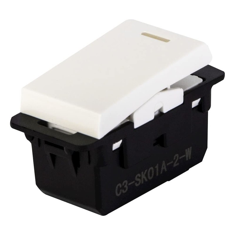 Leviton Apagador de 3 vías INTR3-13B, línea Stalo & Kristalo,