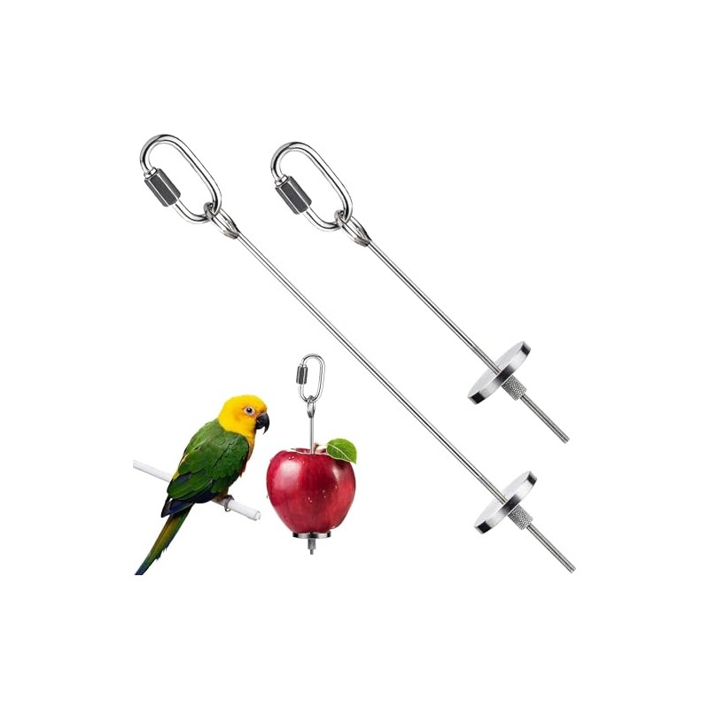 Soporte de Comida para pájaros, Titular de Comida para Loros,