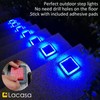 Lacasa Blue Solar Deck Lights 4 Pack, Dusk to Dawn