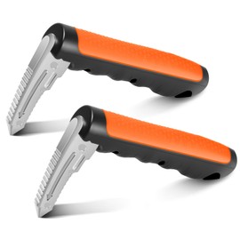 Kaiedos Car Door Handle for Elderly - 2025 New 3-in-1 Car Handle Assist, 2 Pack Auto Cane Portable Vehicle Support Handle Door Assist Bar, Max Load 500 Lbs, Anti-Slip Design (Orange-2-Pack Car Handle)