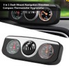 KIMISS 3 in 1 Multi-Functional Compass Dash Mount Navigation Direction