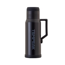 Atlas ATPB-1200BK Ultra Thermal Bottle, 0.3 gal (1.2 L) Tempeak, Water Bottle, Camping, Outdoors, Disaster Preparedness, Stainless Steel Bottle, Mountain Climbing