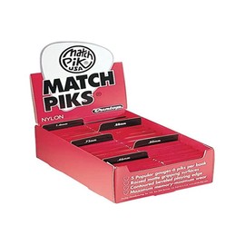 MatchPicks/Plektren 0,60 mm 6er Set, Nylon