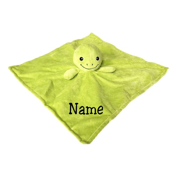 SONA G DESIGNS Personalized Baby Blanket Lovey with Custom Embroidered