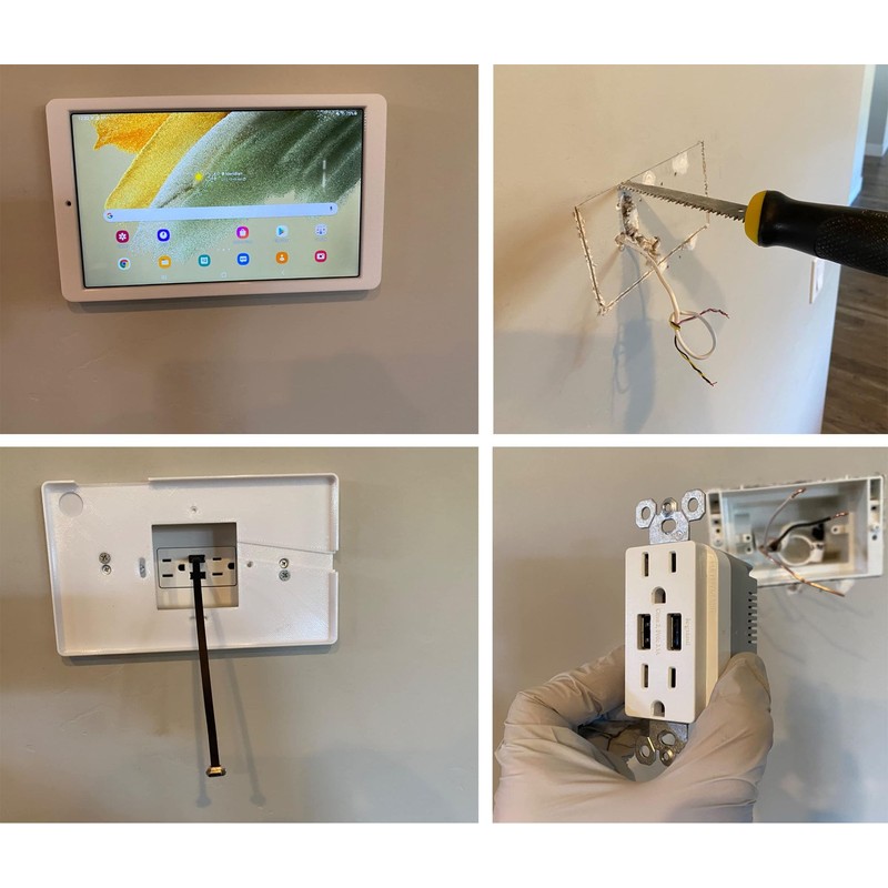 iMBAPrice IMBA-DVFR1W-1 (1-Gang) Recessed Electrical/Outlet Mounting Box w/Paintable Wall Plate