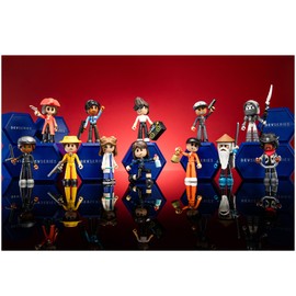 DevSeries Mystery Figures 6 Pack - Six 2.75-inch Action Figure Blinds with Mix and Match, Unique Accessories, and Exclusive Virtual Item Code