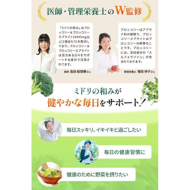 【医師・管理栄養士W監修】 スルフォラファン サプリ ブロッコリー&ブロッコリースプラウト 18495mg/袋 約30日分 4粒615mg 120粒 モリンガ 桑の葉