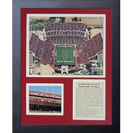 Legends Never Die Texas A&M University Kyle Field Framed Photo Collage, 11 by 14-Inch