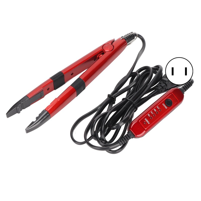 Hair Extension Iron Ergonomic Professional Durable Temperature Regulating Hair Connector
