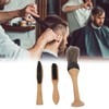3pcs Barber Brush Set Professional Soft Bristles Portable Barber Neck