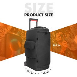 TATAVR Protective Cover for JBL PartyBox 320 Speaker Double-Layer Shield, Speaker Bag Travel Case for JBL Party Box Series,Dust Proof Shell,Scratch-Resistant,Portable Carry Tote Bag for PartyBox 320