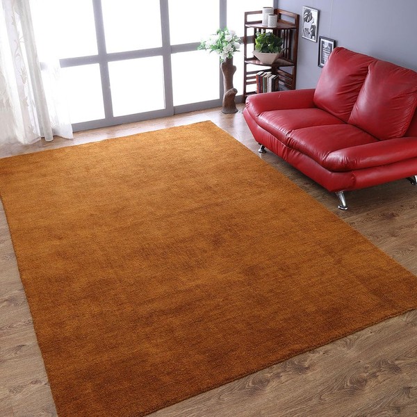 Hand Knotted Loom Wool ECO-Friendly Area Rugs - 5'x8', Rectangle,