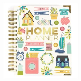 Pukka Pad, Carpe Diem Home Planner Spiral Bound Notebook with 6 Organizationa.