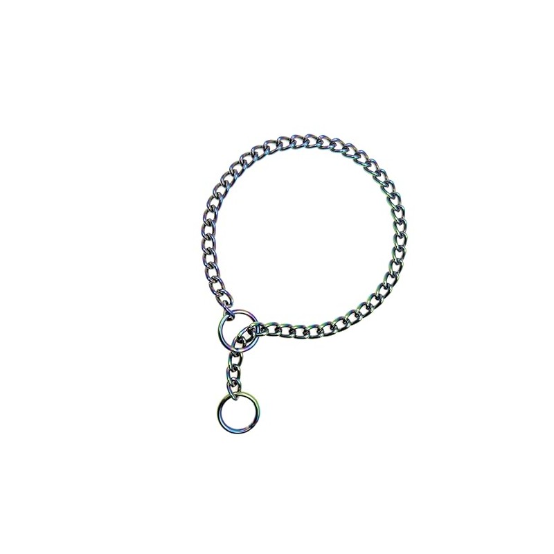 Hicost Heavy Chain Dog Metal Collars, Adjustable Weather Proof Alloy
