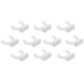 Creative Hobbies White Plastic Mounting Bracket for Night Light Shade - Clips onto Night Light Module Base - Pack of 10