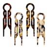 4pcs French Hair Pins, Acetate U Shaped HairPin for Women